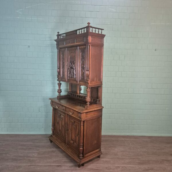 Cabinet Gründerzeit 1880 Oak - Image 4