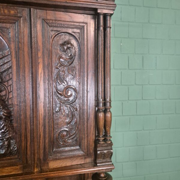 Cabinet Gründerzeit 1880 Oak - Image 16