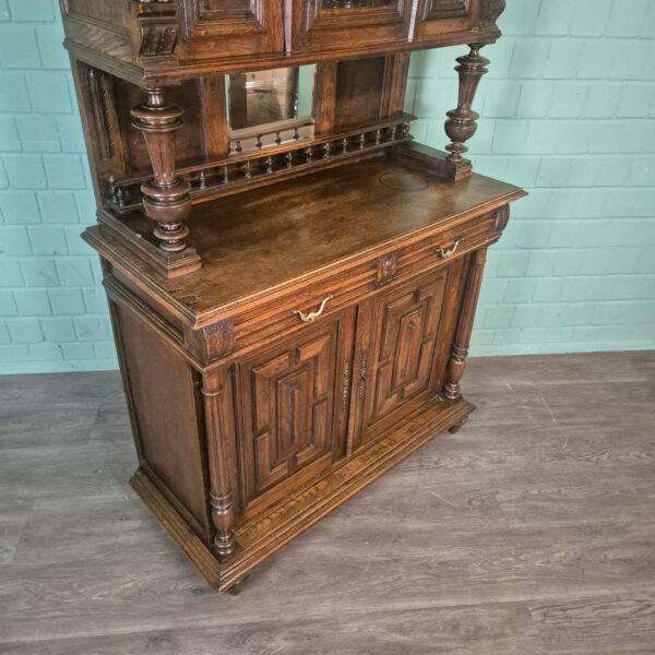 Cabinet Gründerzeit 1880 Oak - Image 7
