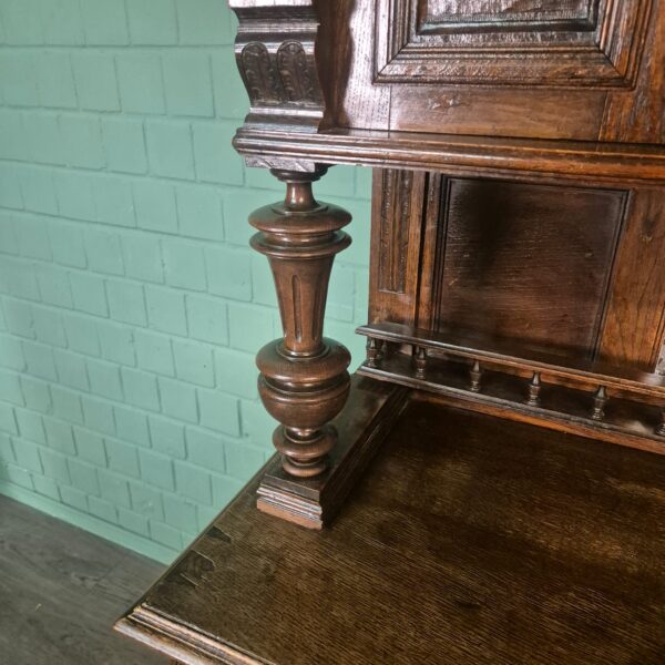 Cabinet Gründerzeit 1880 Oak - Image 9