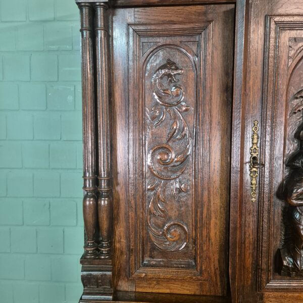 Cabinet Gründerzeit 1880 Oak - Image 6