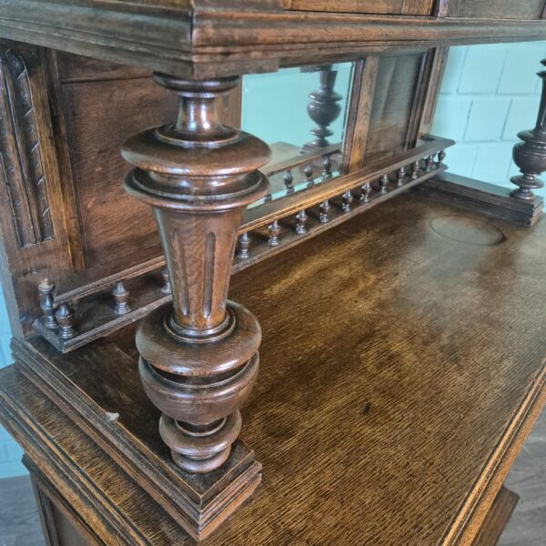 Cabinet Gründerzeit 1880 Oak - Image 8