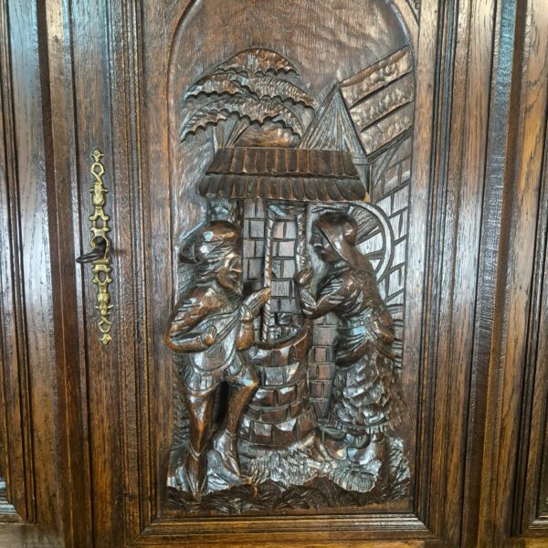 Cabinet Gründerzeit 1880 Oak - Image 19