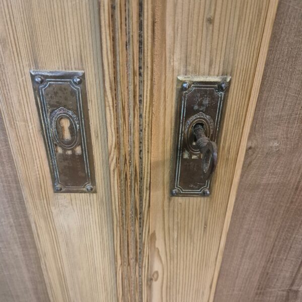 Wardrobe Jugendstil 1900 Pine - Image 9