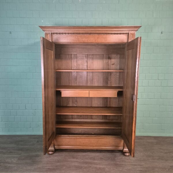Wardrobe Gründerzeit 1880 Oak - Image 11