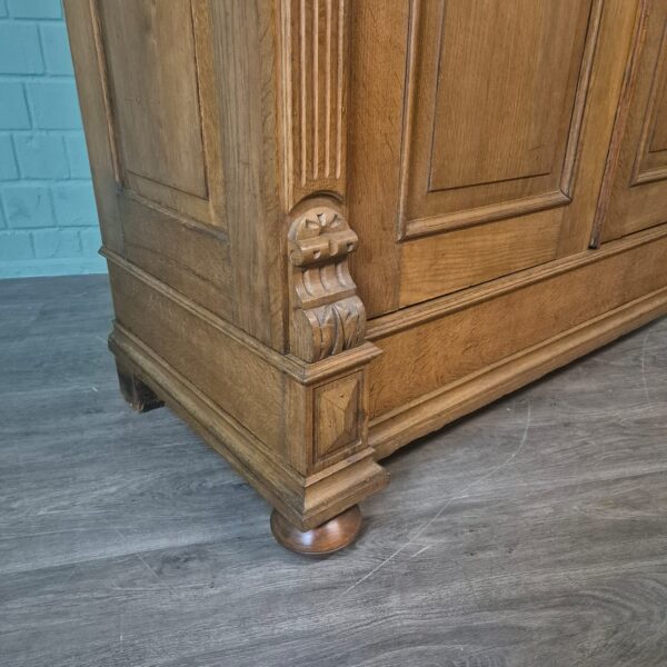 Wardrobe Gründerzeit 1880 Oak - Image 6