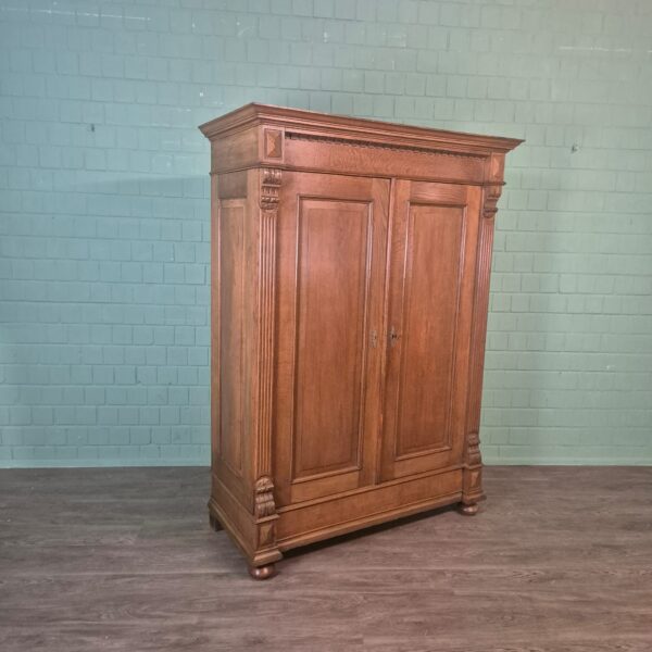 Wardrobe Gründerzeit 1880 Oak