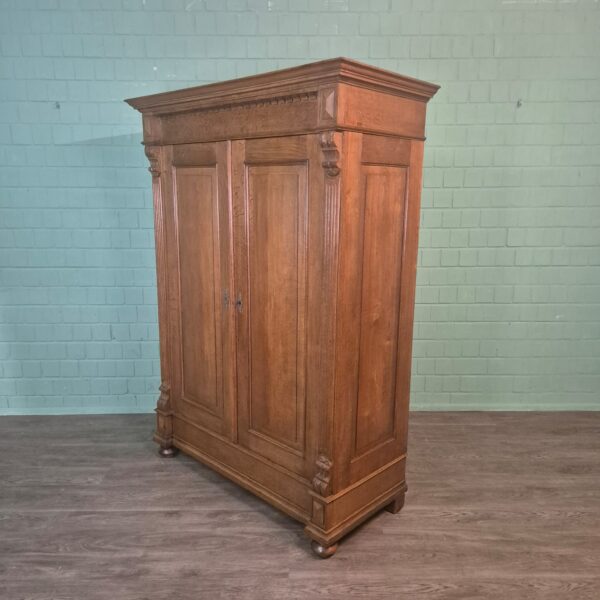 Wardrobe Gründerzeit 1880 Oak - Image 4