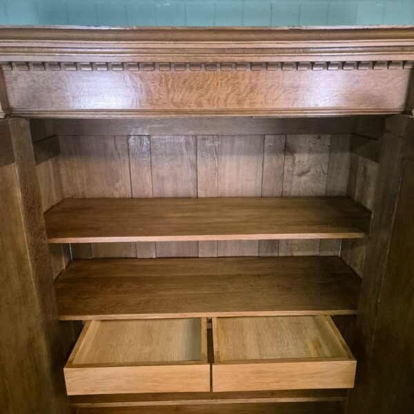 Wardrobe Gründerzeit 1880 Oak - Image 12