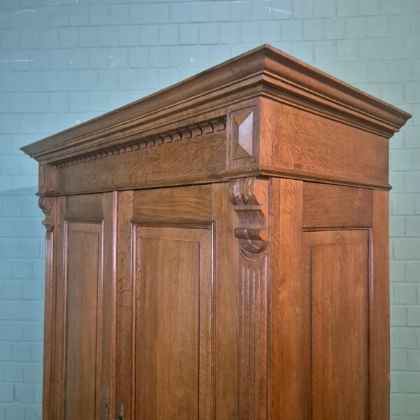 Wardrobe Gründerzeit 1880 Oak - Image 9
