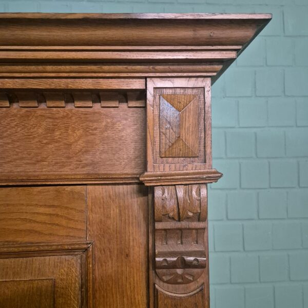 Wardrobe Gründerzeit 1880 Oak - Image 8