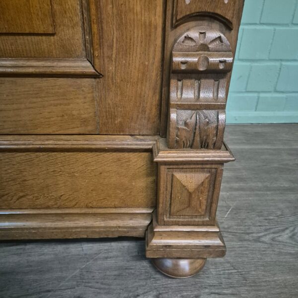 Wardrobe Gründerzeit 1880 Oak - Image 7
