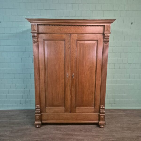 Wardrobe Gründerzeit 1880 Oak - Image 3