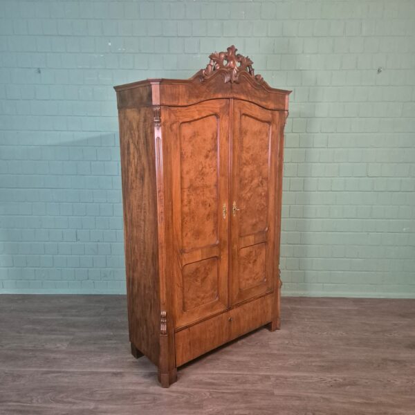 Wardrobe Gründerzeit 1870 Walnut