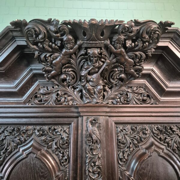 Hamburger Wardrobe 1880 Oak - Image 5
