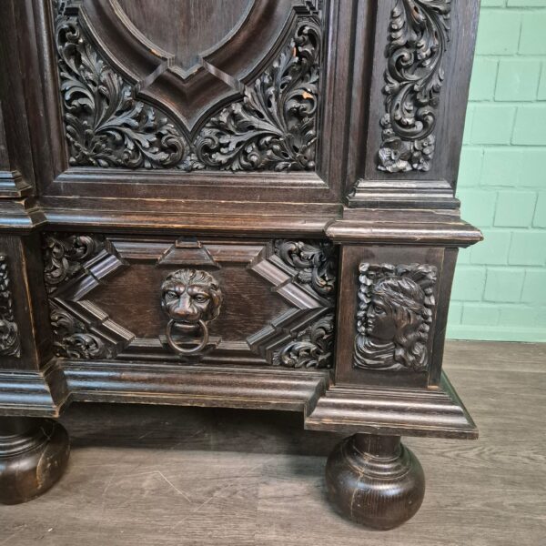 Hamburger Wardrobe 1880 Oak - Image 9