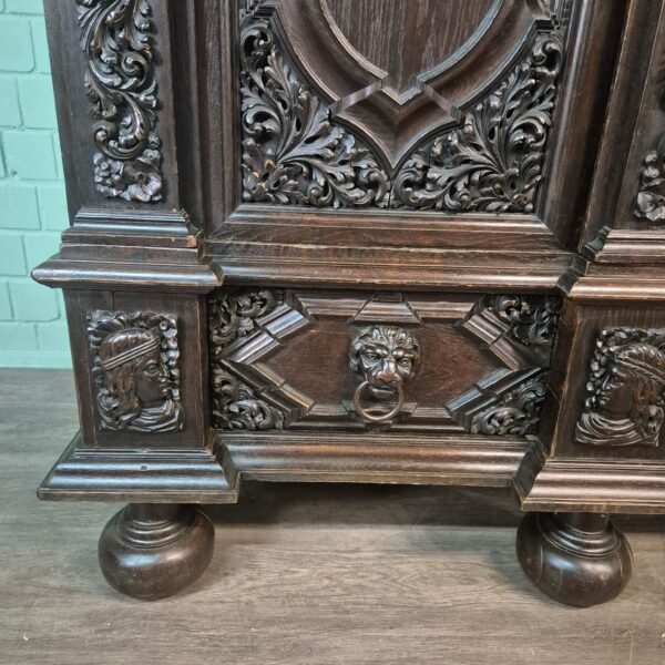 Hamburger Wardrobe 1880 Oak - Image 12