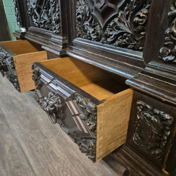 Hamburger Wardrobe 1880 Oak - Image 18