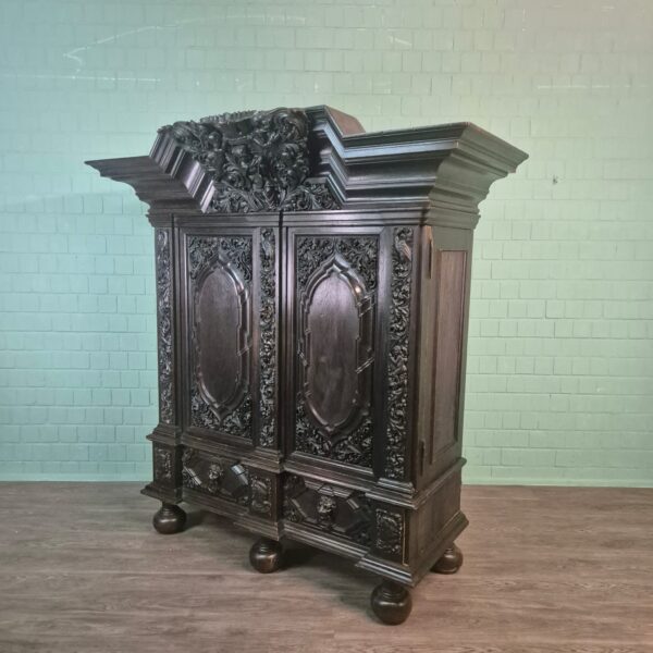 Hamburger Wardrobe 1880 Oak - Image 4