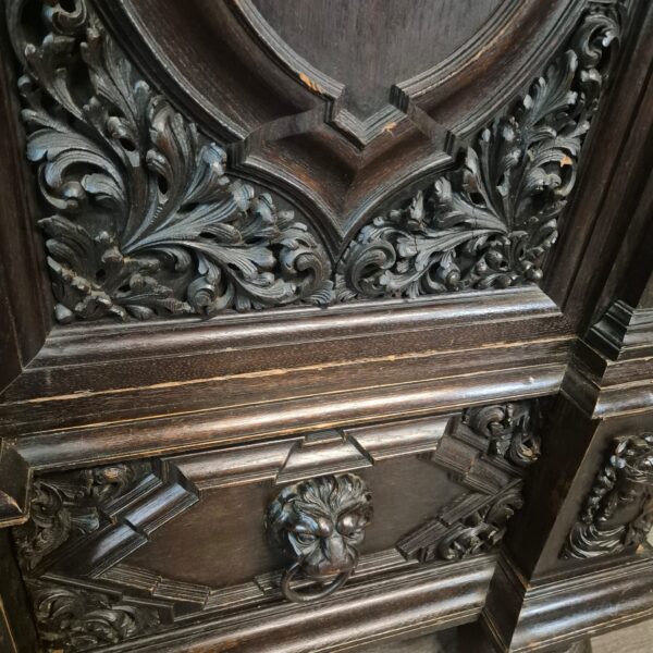 Hamburger Wardrobe 1880 Oak - Image 10