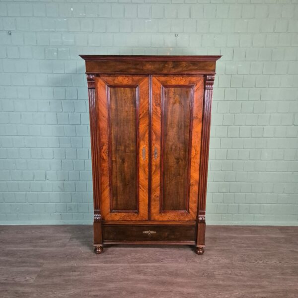 Wardrobe Gründerzeit 1880 Walnut - Image 3