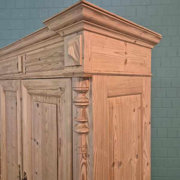 Wardrobe Gründerzeit 1880 Pine - Image 12
