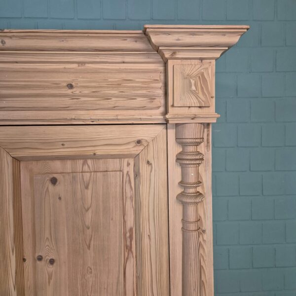Wardrobe Gründerzeit 1880 Pine - Image 13