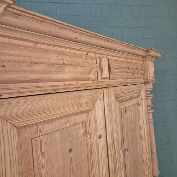 Wardrobe Gründerzeit 1880 Pine - Image 7