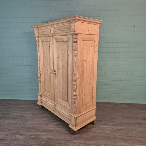 Wardrobe Gründerzeit 1880 Pine - Image 4