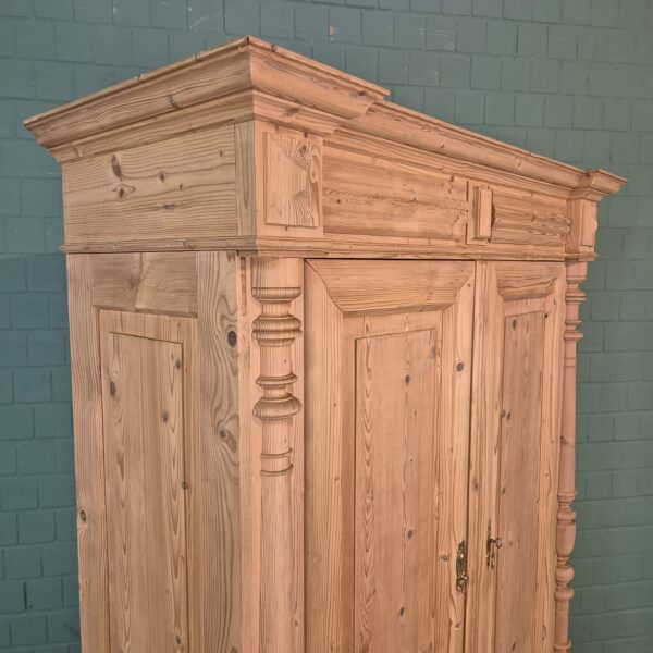 Wardrobe Gründerzeit 1880 Pine - Image 6