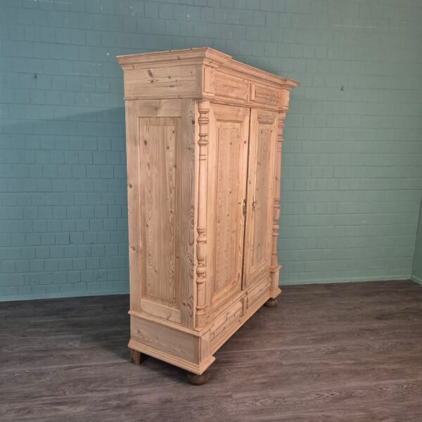 Wardrobe Gründerzeit 1880 Pine - Image 5
