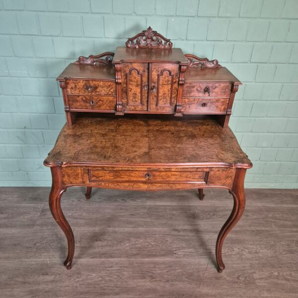 Ladies' desk Louis Philippe 1860 Walnut - Image 3