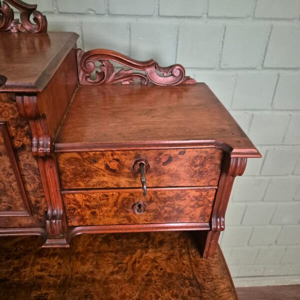 Ladies' desk Louis Philippe 1860 Walnut - Image 8
