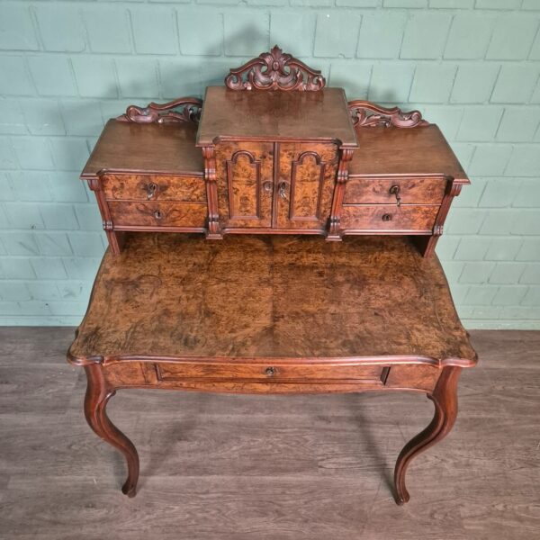 Ladies' desk Louis Philippe 1860 Walnut - Image 4