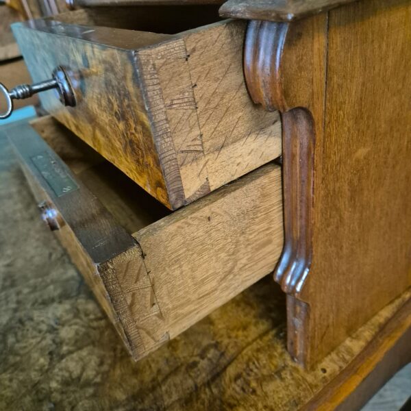 Ladies' desk Louis Philippe 1860 Walnut - Image 12