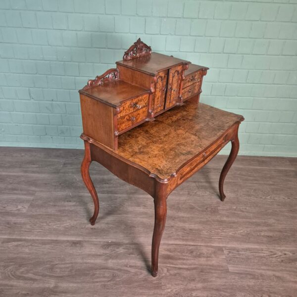 Ladies' desk Louis Philippe 1860 Walnut - Image 9