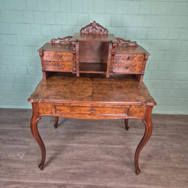 Ladies' desk Louis Philippe 1860 Walnut - Image 10