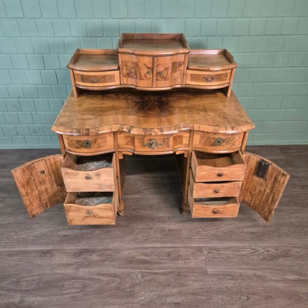 Desk Baroque 1770 Walnut - Image 12