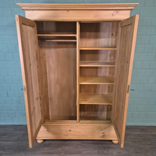 Wardrobe Gründerzeit 1880 Pine - Image 11