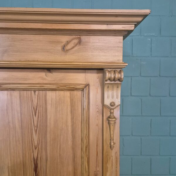 Wardrobe Gründerzeit 1880 Pine - Image 9