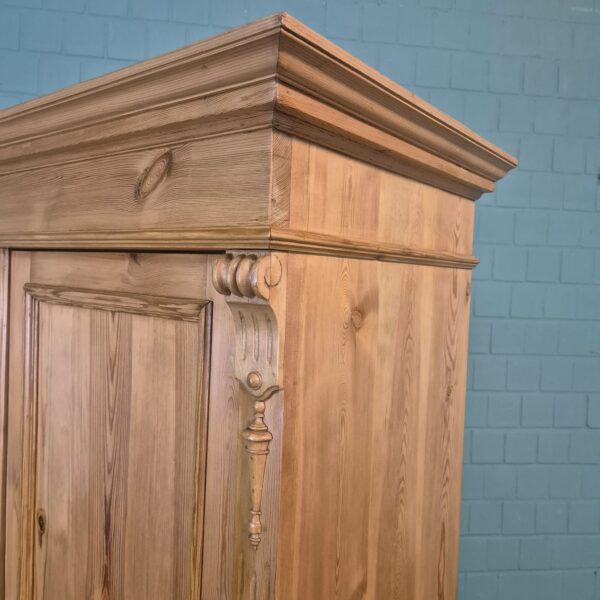 Wardrobe Gründerzeit 1880 Pine - Image 10
