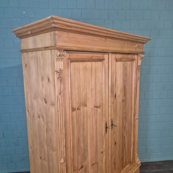 Wardrobe Gründerzeit 1880 Pine - Image 5
