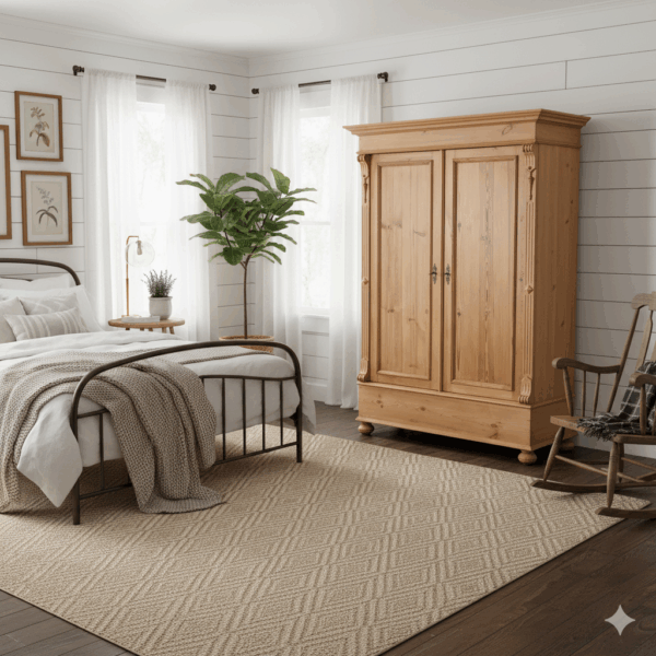 Wardrobe Gründerzeit 1880 Pine - Image 2