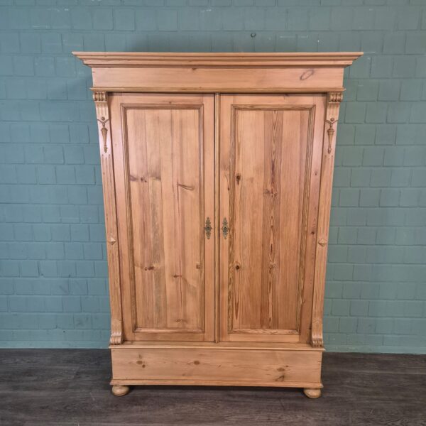 Wardrobe Gründerzeit 1880 Pine - Image 3