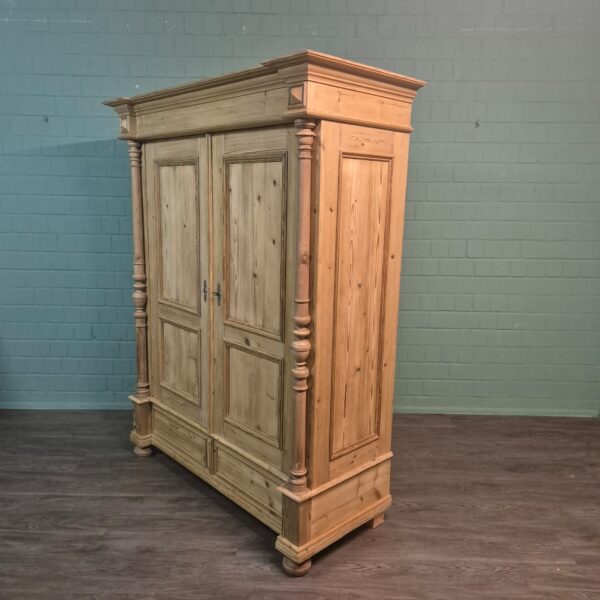 Wardrobe Gründerzeit 1880 Pine - Image 5