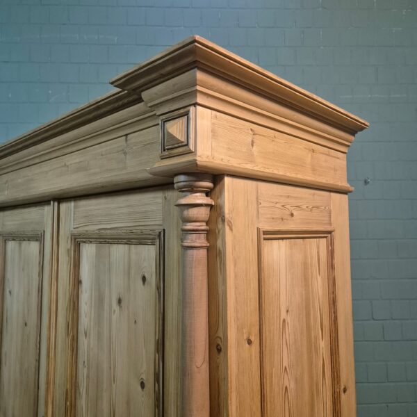 Wardrobe Gründerzeit 1880 Pine - Image 7