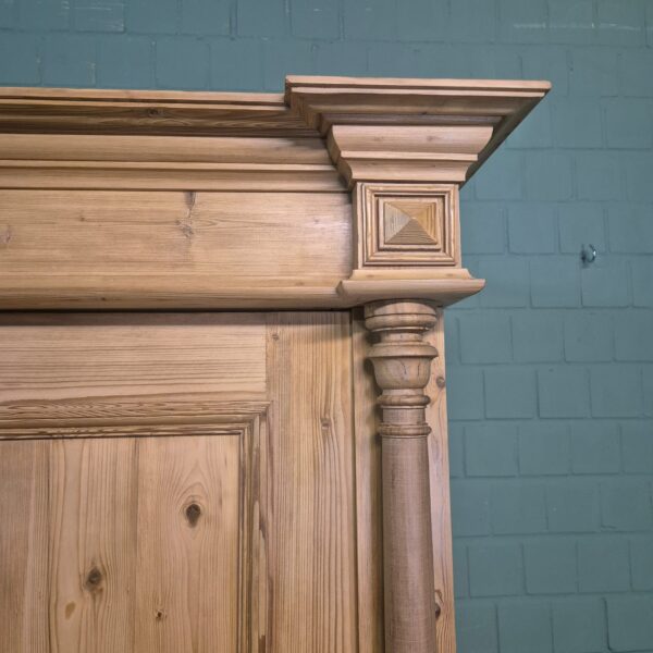 Wardrobe Gründerzeit 1880 Pine - Image 6