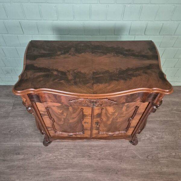 Cabinet Biedermeier 1860 Mahogany - Image 6