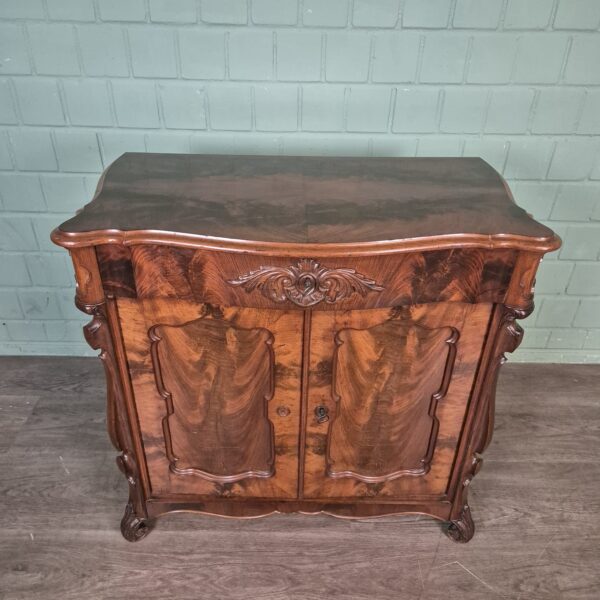 Cabinet Biedermeier 1860 Mahogany - Image 3
