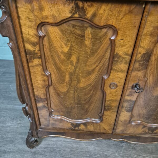 Cabinet Biedermeier 1860 Mahogany - Image 14